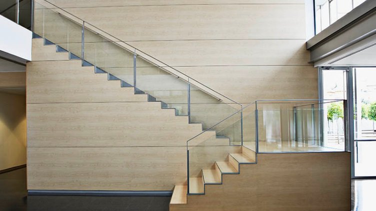 Staircase in an office