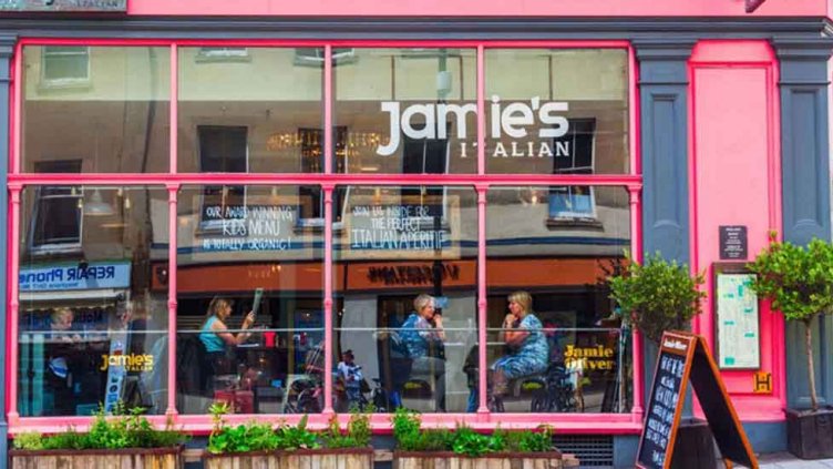 Exterior view of a restaurant