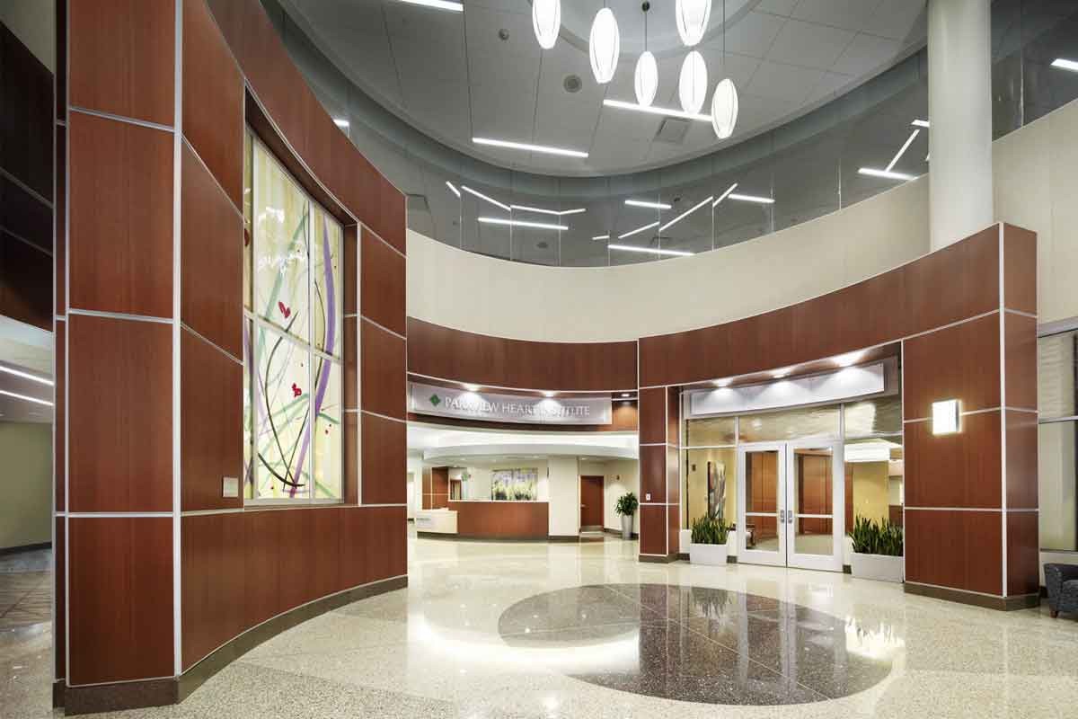 View of lobby area in Parkview Hearst Institute