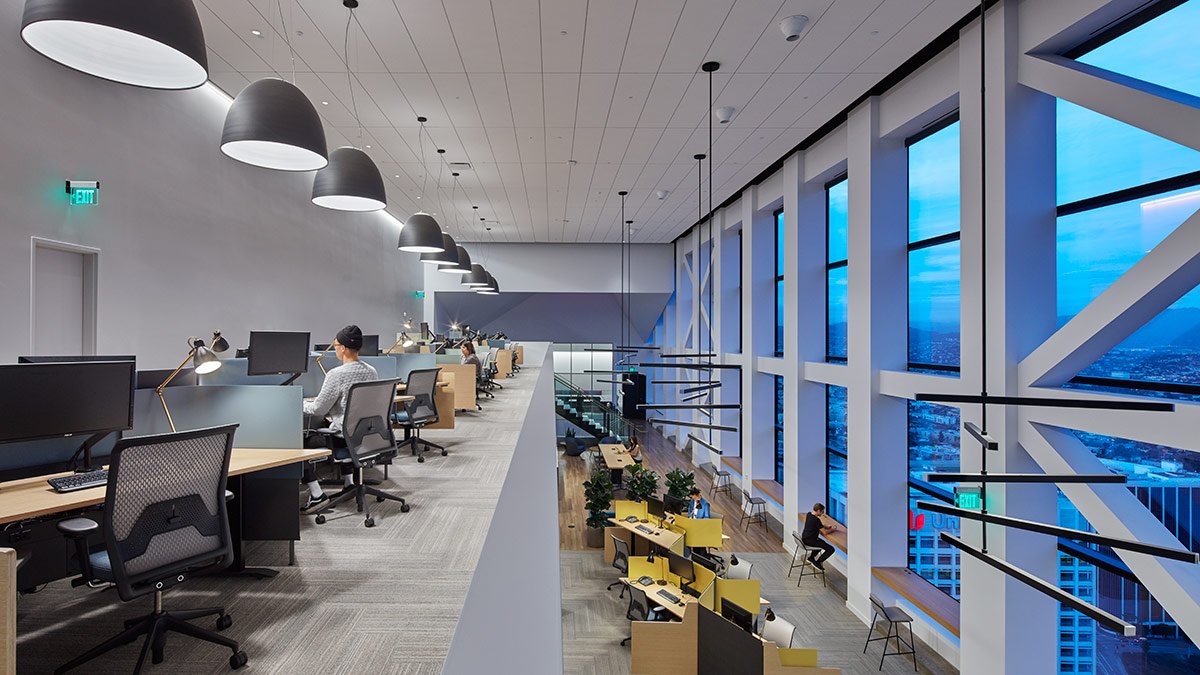 Employees at Boston Consulting Group enjoy mixed-use office space in Los Angeles