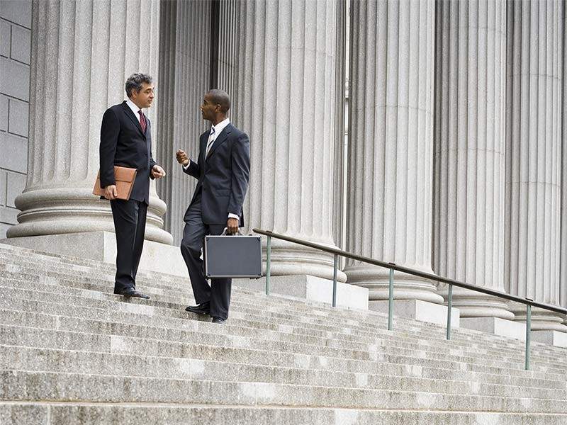 Businessmen shaking hands