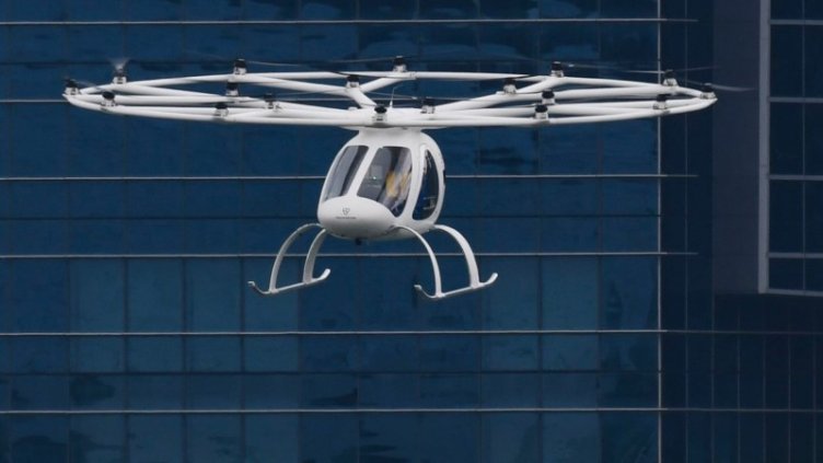 Volocopter used as flying taxi