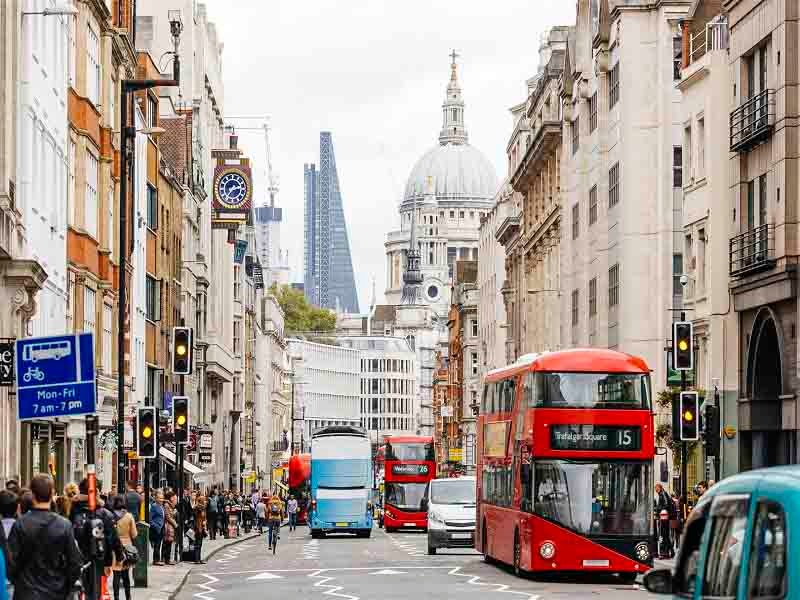 London City and Street view