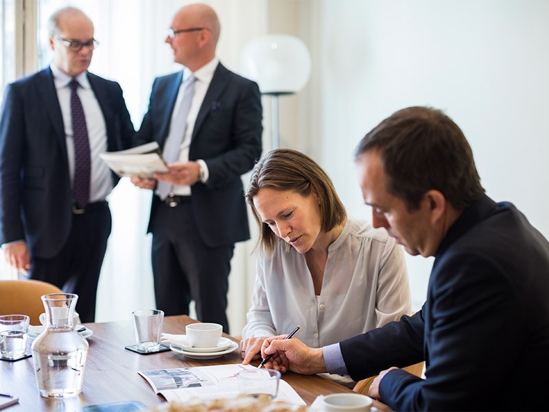 People working together in an office