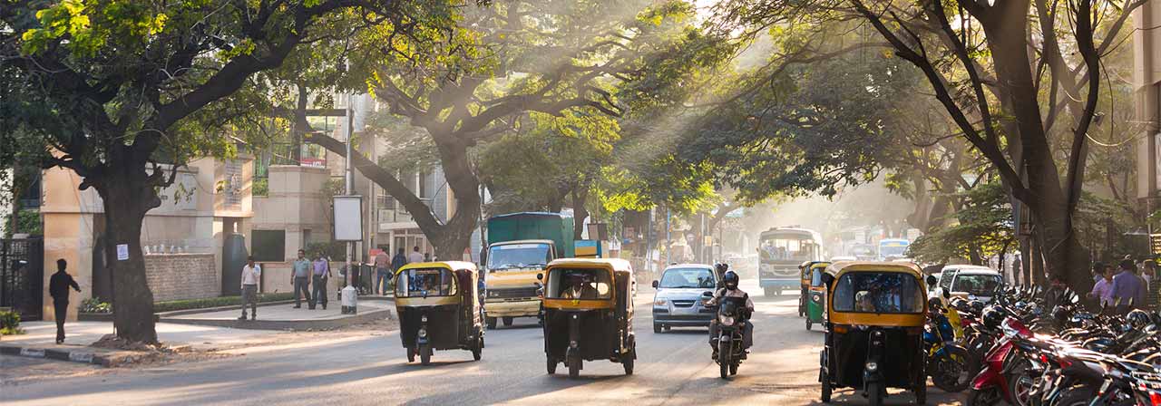 Street view of india