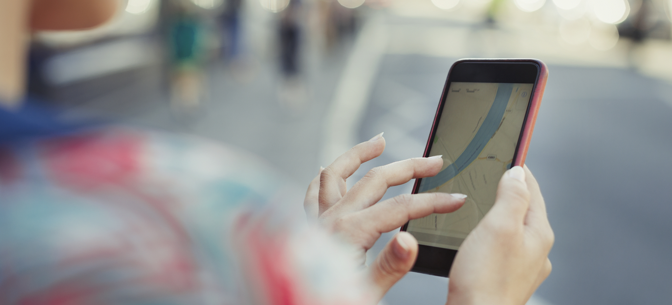 woman using smart phone