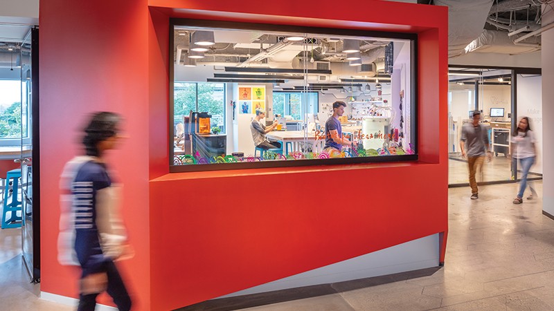 A peek into The Garage at Microsoft’s Cambridge workplace